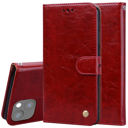 Business Style Oil Wax Texture Horizontal Flip Leather Case with Holder & Card Slots & Wallet, For iPhone 13, For iPhone 13 Pro, For iPhone 13 Pro Max, For Xiaomi Redmi 10