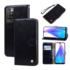 Business Style Oil Wax Texture Horizontal Flip Leather Case with Holder & Card Slots & Wallet, For iPhone 13 mini, For iPhone 13, For iPhone 13 Pro, For iPhone 13 Pro Max, For Xiaomi Redmi 10