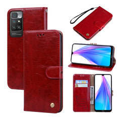 Business Style Oil Wax Texture Horizontal Flip Leather Case with Holder & Card Slots & Wallet, For iPhone 13 mini, For iPhone 13, For iPhone 13 Pro, For iPhone 13 Pro Max, For Xiaomi Redmi 10