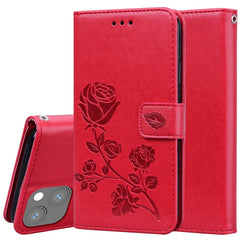 Rose Embossed Horizontal Flip PU Leather Case with Holder & Card Slots & Wallet, For iPhone 13 mini, For iPhone 13, For iPhone 13 Pro, For iPhone 13 Pro Max