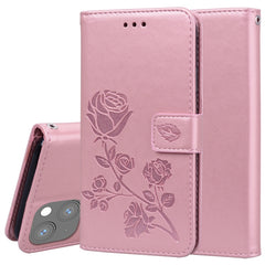 Rose Embossed Horizontal Flip PU Leather Case with Holder & Card Slots & Wallet, For iPhone 13 mini, For iPhone 13, For iPhone 13 Pro, For iPhone 13 Pro Max