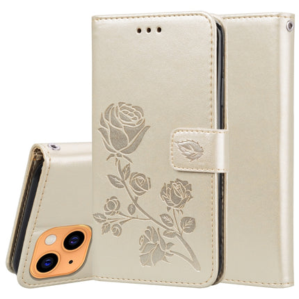 Rose Embossed Horizontal Flip PU Leather Case with Holder & Card Slots & Wallet, For iPhone 13, For iPhone 13 Pro, For iPhone 13 Pro Max
