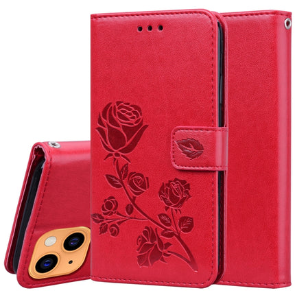 Rose Embossed Horizontal Flip PU Leather Case with Holder & Card Slots & Wallet, For iPhone 13, For iPhone 13 Pro, For iPhone 13 Pro Max