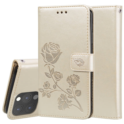 Rose Embossed Horizontal Flip PU Leather Case with Holder & Card Slots & Wallet, For iPhone 13, For iPhone 13 Pro, For iPhone 13 Pro Max
