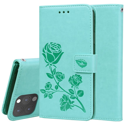 Rose Embossed Horizontal Flip PU Leather Case with Holder & Card Slots & Wallet, For iPhone 13, For iPhone 13 Pro, For iPhone 13 Pro Max
