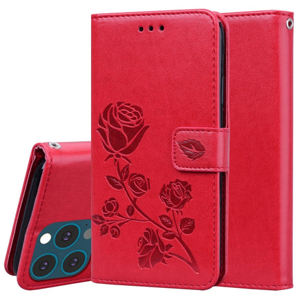 Rose Embossed Horizontal Flip PU Leather Case with Holder & Card Slots & Wallet, For iPhone 13, For iPhone 13 Pro, For iPhone 13 Pro Max
