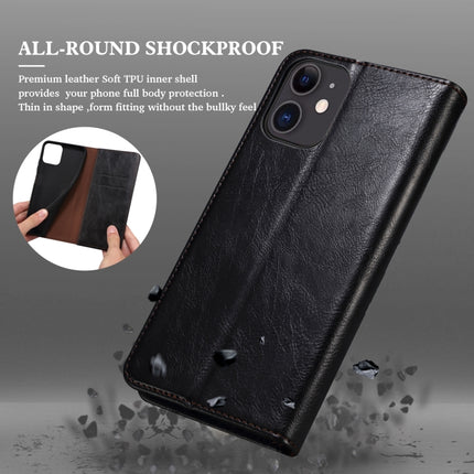 Simple Wax Crazy Horse Texture Horizontal Flip Leather Case with Card Slots & Holder & Wallet, For Xiaomi 11T Pro