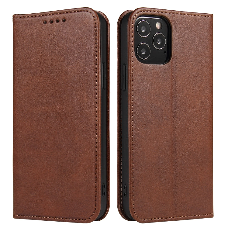 Calf Texture Magnetic Horizontal Flip Leather Case with Holder & Card Slots & Wallet, For iPhone 12 mini, For iPhone 12 / 12 Pro, For iPhone 12 Pro Max, For iPhone 11 Pro, For iPhone 11 Pro Max, For iPhone X / XS