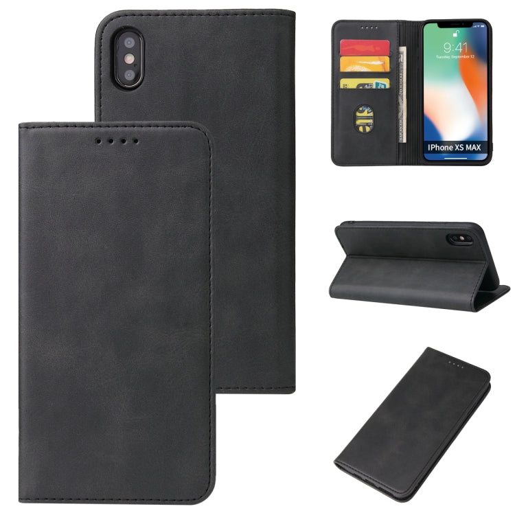 Calf Texture Magnetic Horizontal Flip Leather Case with Holder & Card Slots & Wallet, For iPhone XS Max, For iPhone SE 2022 / SE 2020 / 8 / 7, For iPhone 8 Plus / 7 Plus