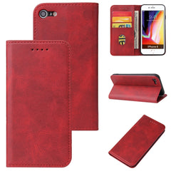 Calf Texture Magnetic Horizontal Flip Leather Case with Holder & Card Slots & Wallet, For iPhone XS Max, For iPhone SE 2022 / SE 2020 / 8 / 7, For iPhone 8 Plus / 7 Plus