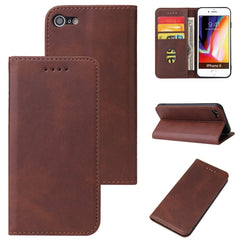 Calf Texture Magnetic Horizontal Flip Leather Case with Holder & Card Slots & Wallet, For iPhone XS Max, For iPhone SE 2022 / SE 2020 / 8 / 7, For iPhone 8 Plus / 7 Plus