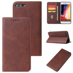 Calf Texture Magnetic Horizontal Flip Leather Case with Holder & Card Slots & Wallet, For iPhone XS Max, For iPhone SE 2022 / SE 2020 / 8 / 7, For iPhone 8 Plus / 7 Plus