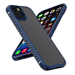 Funda a prueba de golpes de TPU + PC de fibra de carbono serie iPAKY MG para iPhone 13 mini, iPhone 13, iPhone 13 Pro, iPhone 13 Pro Max