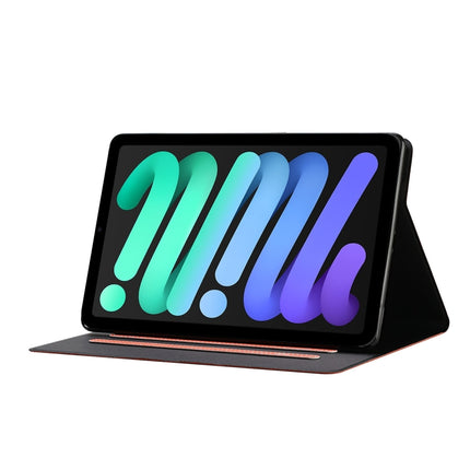 Pure Color Horizontal Flip Leather Case with Card Slots & Holder & Sleep / Wake-up Function, For iPad mini 2024 / mini 6, For iPad mini 6