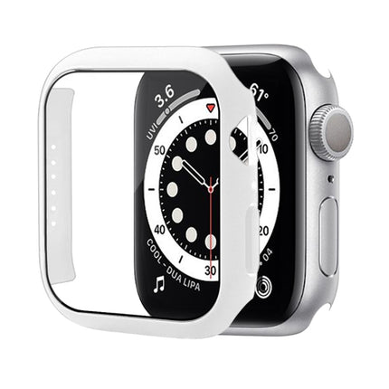 Shockproof PC Protective Case with Tempered Glass Film, For Apple Watch Series 9 / 8 / 7 41mm
