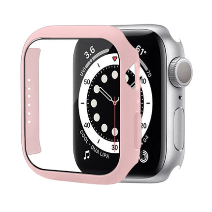 Shockproof PC Protective Case with Tempered Glass Film, For Apple Watch Series 9 / 8 / 7 41mm