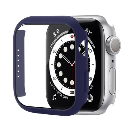 Shockproof PC Protective Case with Tempered Glass Film, For Apple Watch Series 9 / 8 / 7 41mm