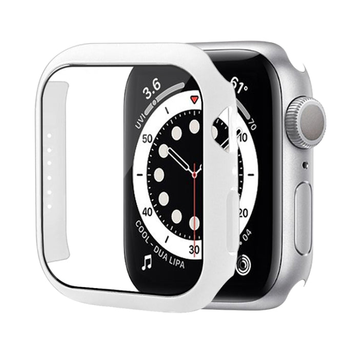 Shockproof PC Protective Case with Tempered Glass Film, For Apple Watch Series 9 / 8 / 7 45mm