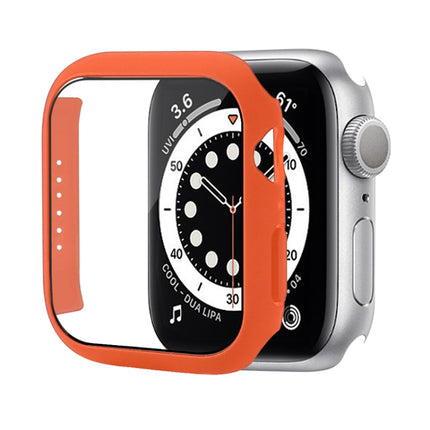Shockproof PC Protective Case with Tempered Glass Film, For Apple Watch Series 9 / 8 / 7 45mm
