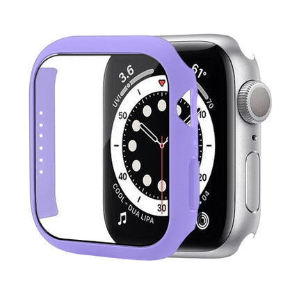 Shockproof PC Protective Case with Tempered Glass Film, For Apple Watch Series 9 / 8 / 7 45mm