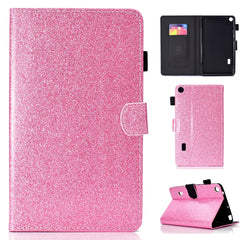 Varnish Glitter Powder Horizontal Flip Leather Case with Holder & Card Slot, For Huawei MediaPad M6 8.4, For Huawei MediaPad M6 10.8, For Huawei MediaPad T3 7.0, For Huawei MediaPad T3 10.0, For Huawei MediaPad T5