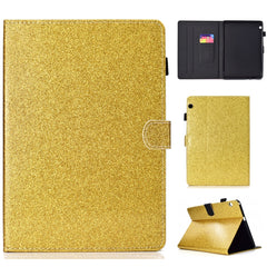 Estuche de cuero con tapa horizontal con soporte y ranura para tarjetas y barniz brillante para Huawei MediaPad M6 8.4, Huawei MediaPad M6 10.8, Huawei MediaPad T3 7.0, Huawei MediaPad T3 10.0 y Huawei MediaPad T5