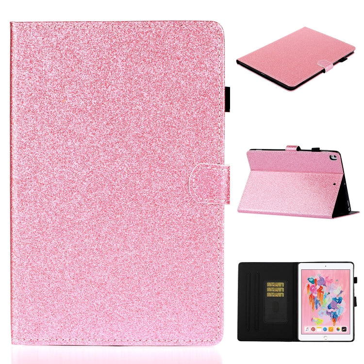 Varnish Glitter Powder Horizontal Flip Leather Case with Holder & Card Slot, For iPad 10.2 / 10.5, For iPad 2 / 3 / 4, For iPad Air / Air 2 / iPad 9.7, For iPad Mini 1/2/3/4/5, For iPad Pro 9.7