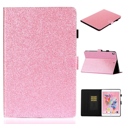 Varnish Glitter Powder Horizontal Flip Leather Case with Holder & Card Slot, For Huawei MediaPad T5, For iPad 10.2 / 10.5, For iPad 2 / 3 / 4, For iPad Air / Air 2 / iPad 9.7