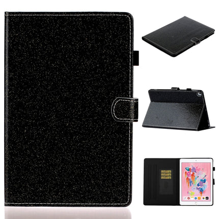 Varnish Glitter Powder Horizontal Flip Leather Case with Holder & Card Slot, For Huawei MediaPad T5, For iPad 10.2 / 10.5, For iPad 2 / 3 / 4, For iPad Air / Air 2 / iPad 9.7