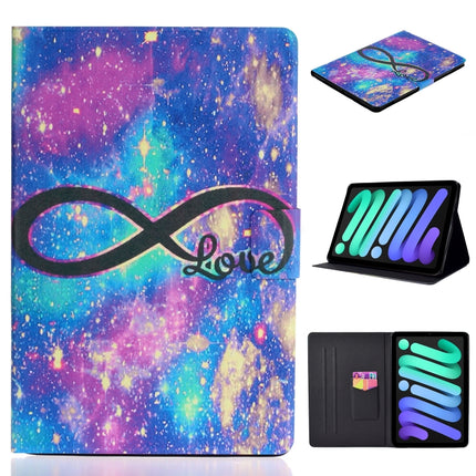 Coloured Drawing Horizontal Flip Leather Case with Holder & Card Slot & Sleep / Wake-up Function, For iPad mini 2024 / mini 6