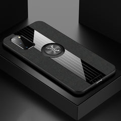 XINLI Stitching Cloth Textue Shockproof TPU Protective Case with Ring Holder, For Samsung Galaxy S20, For Samsung Galaxy S20 FE, For Samsung Galaxy S20+, For Samsung Galaxy S20 Ultra, For Samsung Galaxy S21 5G