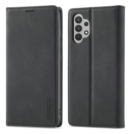 LC.IMEEKE Strong Magnetism Ultra-thin Horizontal Flip Matte TPU + PU Leather Case with Holder & Card Slots & Wallet, For Samsung Galaxy A32 5G