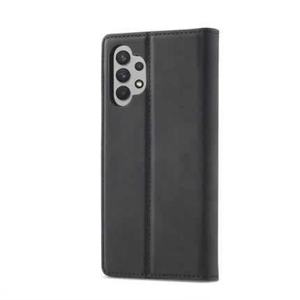 LC.IMEEKE Strong Magnetism Ultra-thin Horizontal Flip Matte TPU + PU Leather Case with Holder & Card Slots & Wallet, For Samsung Galaxy A32 5G