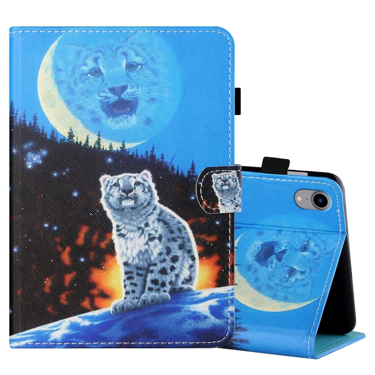 Coloured Drawing Stitching Horizontal Flip Leather Case with Holder & Card Slot & Sleep / Wake-up Function, For iPad mini 2024 / mini 6, For iPad mini 6