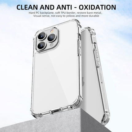 iPAKY Crystal Clear Series Transparente, stoßfeste TPU + PC-Schutzhülle, für iPhone 13 mini, für iPhone 13, für iPhone 13 Pro, für iPhone 13 Pro Max