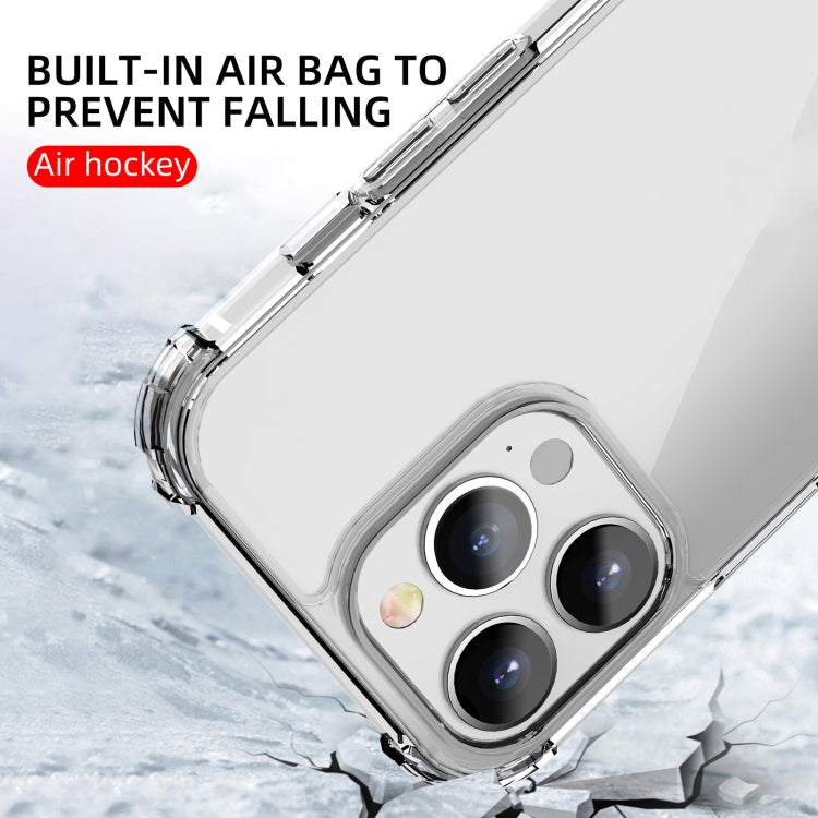 iPAKY Crystal Clear Series Transparent Shockproof TPU + PC Protective Case, For iPhone 13, For iPhone 13 Pro, For iPhone 13 Pro Max
