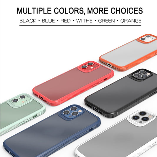 MG Series Carbon Fiber TPU + Clear PC Four-corner Airbag Shockproof Case, For iPhone 12 / 12 Pro, For iPhone 12 Pro Max, For iPhone 11, For iPhone 11 Pro, For iPhone 11 Pro Max