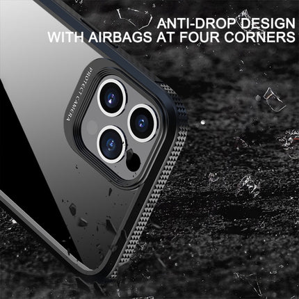 Funda a prueba de golpes con airbag en las cuatro esquinas de TPU y PC transparente de fibra de carbono de la serie MG, para iPhone 12/12 Pro, para iPhone 12 Pro Max, para iPhone 11, para iPhone 11 Pro, para iPhone 11 Pro Max