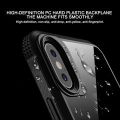 MG Series Carbon Fiber TPU + Clear PC Four-corner Airbag Shockproof Case, For iPhone X / XS, For iPhone XR, For iPhone XS Max