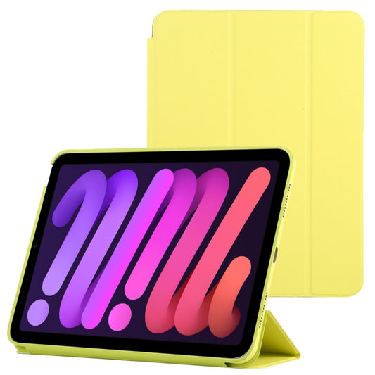 3-fach horizontales Flip-Smart-Lederetui mit Sleep/Wake-up-Funktion und Halterung, für iPad mini 6