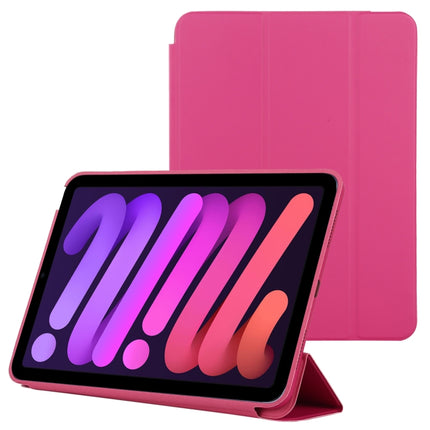 Funda de cuero inteligente con tapa horizontal de 3 pliegues con función de suspensión/activación y soporte, para iPad mini 6