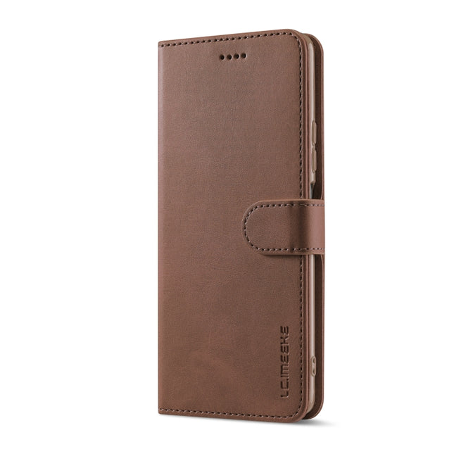 LC.IMEEKE Calf Texture Horizontal Flip Leather Case with Holder & Card Slots & Wallet, For Xiaomi Redmi 10