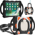 For iPad mini 2019 / 4 / 3 / 2 / 1 / Black Orange