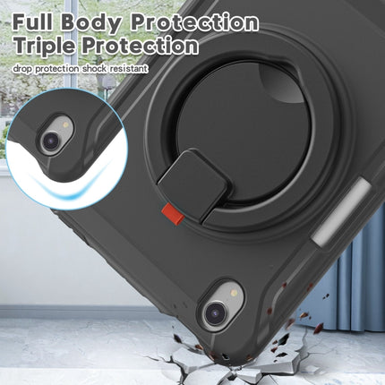 Estuche híbrido de TPU resistente para tableta con soporte de agarre con rotación de 360 ​​grados y ranura para lápiz, para iPad mini 6 / mini 2024