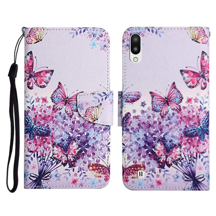 Painted Pattern Horizontal Flip Leather Case with Holder & Card Slot & Wallet, For Samsung Galaxy A01