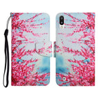 For Samsung Galaxy A01 / Red Cherry Blossoms