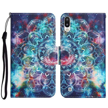 Painted Pattern Horizontal Flip Leather Case with Holder & Card Slot & Wallet, For Samsung Galaxy A01