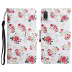 For Samsung Galaxy A02 / Red Peony Flower