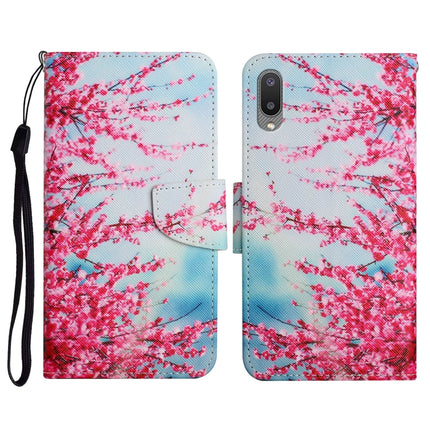 Painted Pattern Horizontal Flip Leather Case with Holder & Card Slot & Wallet, For Samsung Galaxy A02