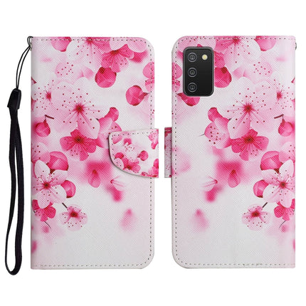 Painted Pattern Horizontal Flip Leather Case with Holder & Card Slot & Wallet, For Samsung Galaxy A03s 164mm